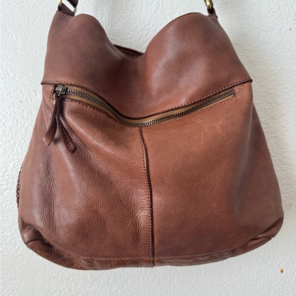 Marta Ponti Portugal Brown Leather Woven Tote Bag - Picture 3 of 11